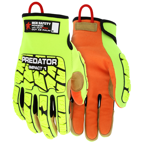 MCR Safety Predator Impact 1 MAXGrid Hiviz CutPro