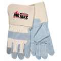 MCR Safety Big Jake Dbl Lea Palm&Finger,Gaunt W/Kev