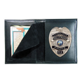 Boston Leather Book Style Badge Case