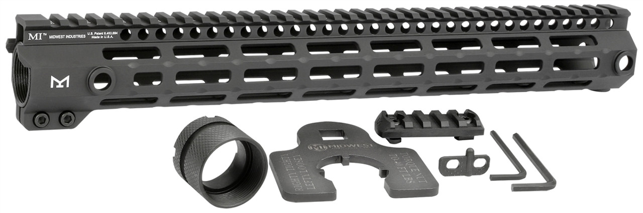 Midwest Industries G4 One Piece Free Float Handguard, M-LOK