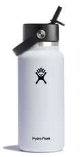 Hydro Flask Wide Mouth Insulated Water Bottle w/ Flex Straw Cap