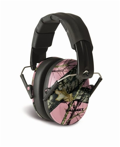 Walkers Pro-Low Profile Folding Muff - Pink Mossy Oak Camo
