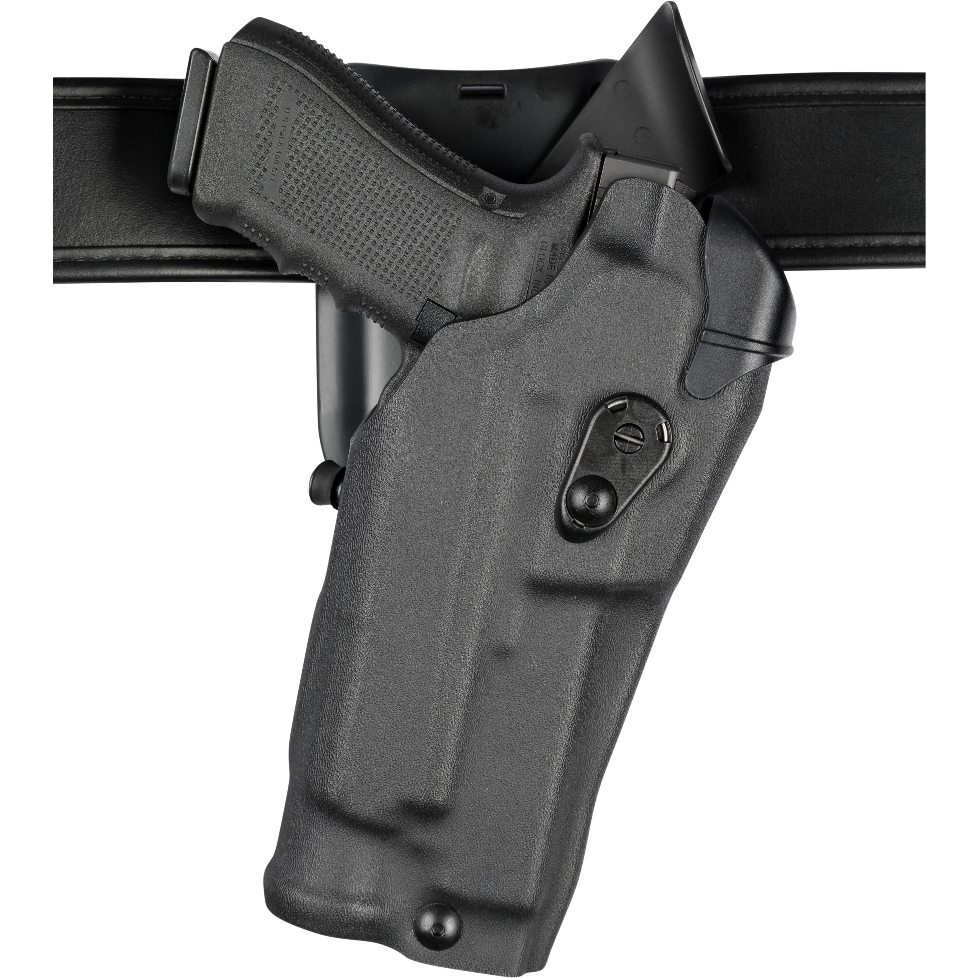 Safariland Model 6395RDS ALS Low-Ride Level I Retention Duty Holster for Glock 17 MOS w/ Light
