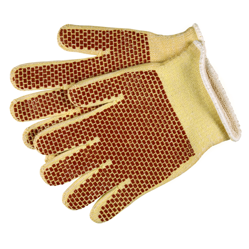 MCR Safety Red Brick Kevlar Terry W/ Nitrile Coat