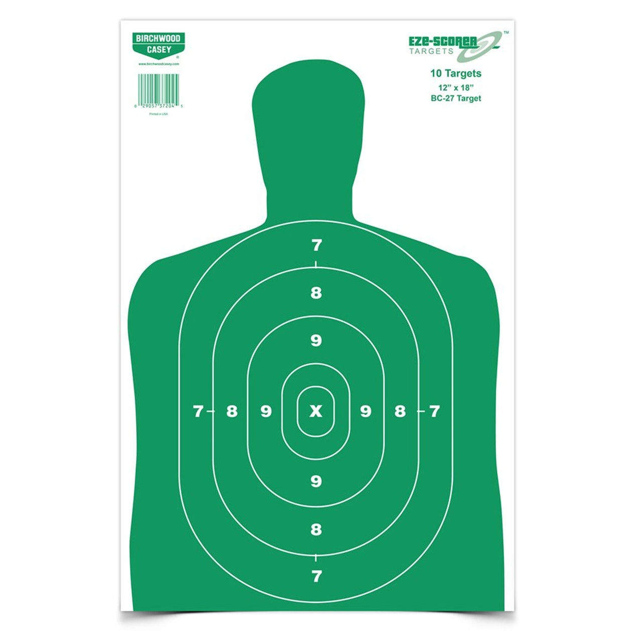 Birchwood Casey Eze-Scorer 12 x 18 BC-27 Green Target