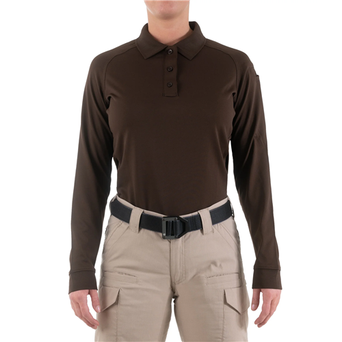 First Tactical W Performance LS Polo - Asphalt
