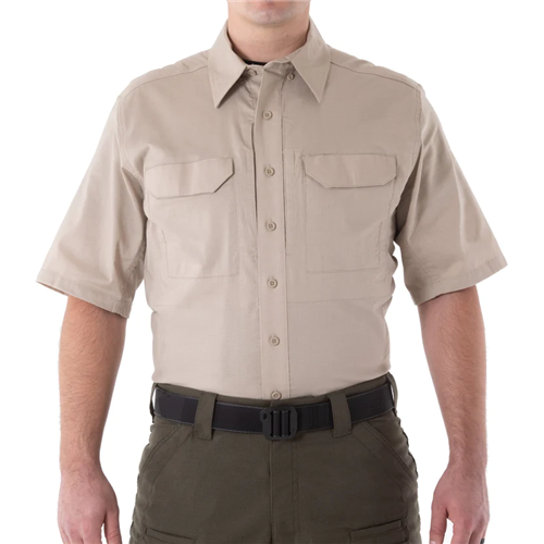 First Tactical M V2 Tactical S/S Shirt - Khaki