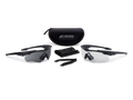 ESS Crossblade 2X Black w/ Clear & Smoke Gray Lenses