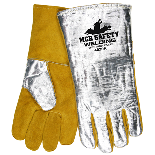 MCR Safety Alumnized Welder Glove W/FR Backing