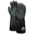 Unsupported Butyl Glove,14, Rough Fin