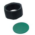 Maglite C or D Cell NVG Lens With Holder, Green (Bag)