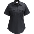 Flying Cross Duro Poplin Women's Short Sleeve Shirt w/ Sewn-In Creases