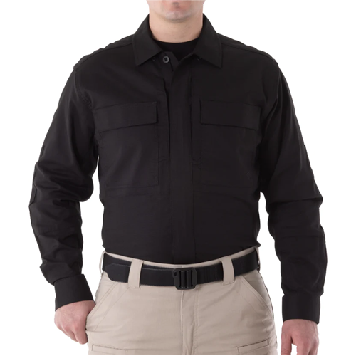 First Tactical M V2 BDU LS Shirt - Black