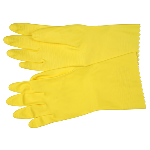 MCR Safety Flocked Lined, Latex, 1 Pr/Polybag