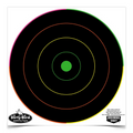 Birchwood Casey Dirty Bird 8 Inch Multi-Color Bull's-Eye Target, 20 Targets