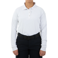 First Tactical W Performance LS Polo - White