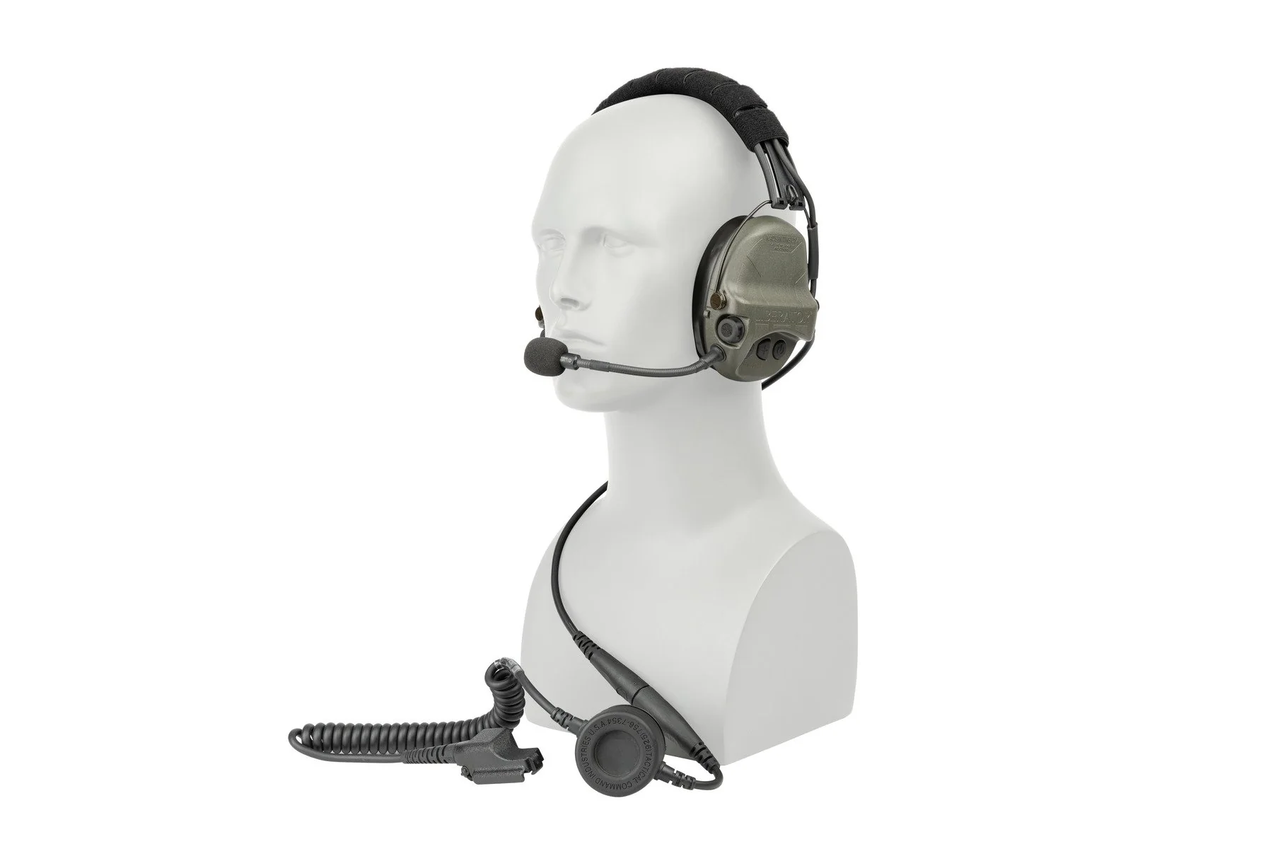 TCI Liberator IV Advanced Single Comm Headset and Alpha PTT System