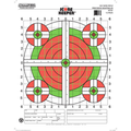 Champion Targets Champion Targets 45731 Score Keeper Fluorescent Orange & Green Bullseye Target, 100 Yard Rifle Sight-In, 100 Pack