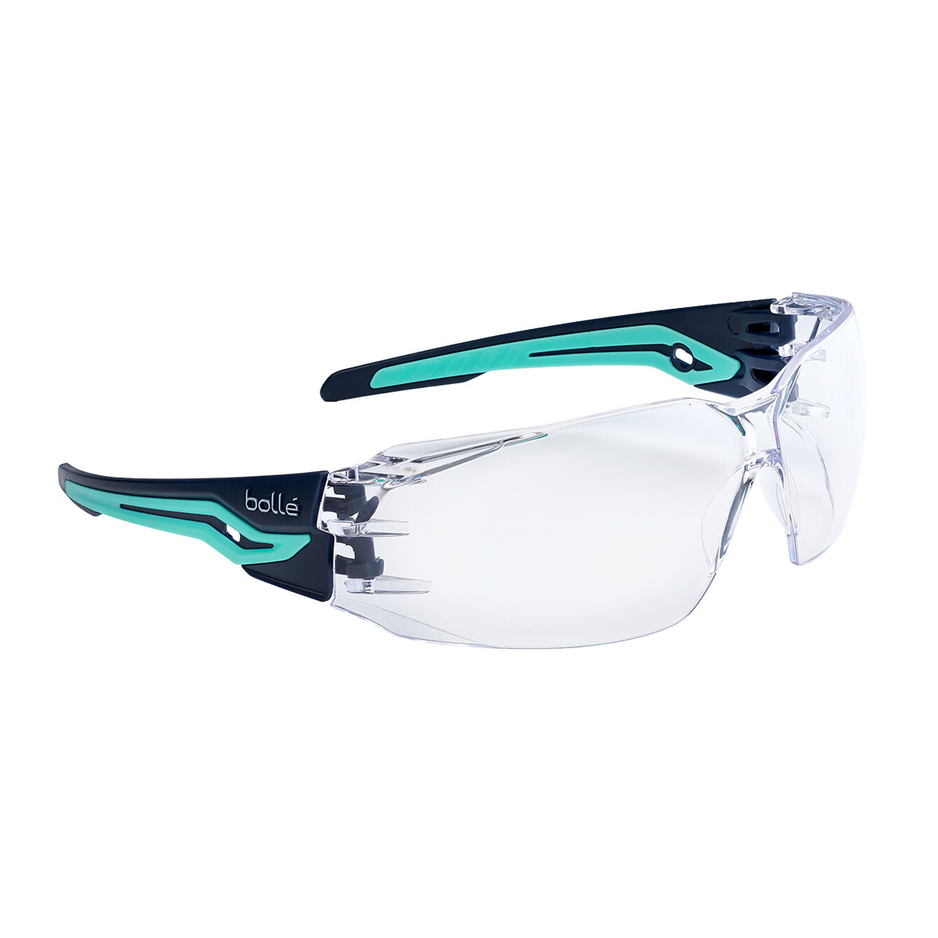 Bolle SILEX SAFETY SPECTACLES PC CLEAR ASAF PC TPR RIMLESS