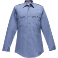 Flying Cross Duro Poplin Long Sleeve Shirt w/ Sewn-In Creases