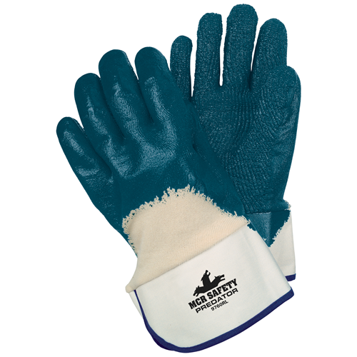 MCR Safety Predator,Palm Coated,Safety Cuff,Rough