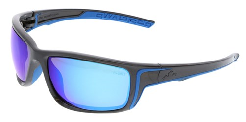 MCR Safety - SR4 Swagger, Gun Metal Frame, Blue Diamo