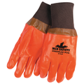 MCR Safety Foam Orange Smooth Knit Wrist