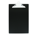 Saunders Legal Size Aluminum Clipboard w/ Clip - Black