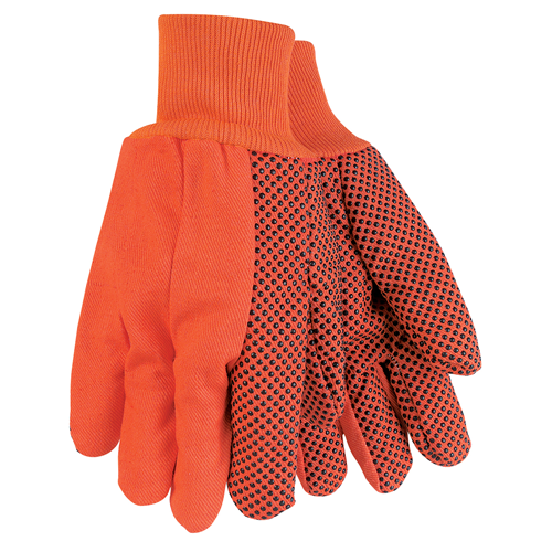 MCR Safety Orange - Double Palm, Dot, Knit Wrist