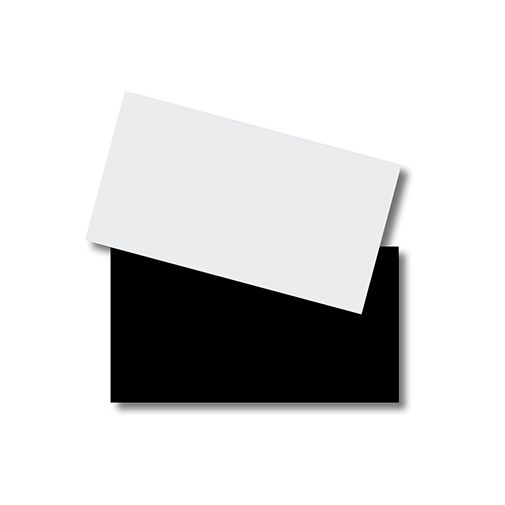 Sirchie Reversible Backing Cards