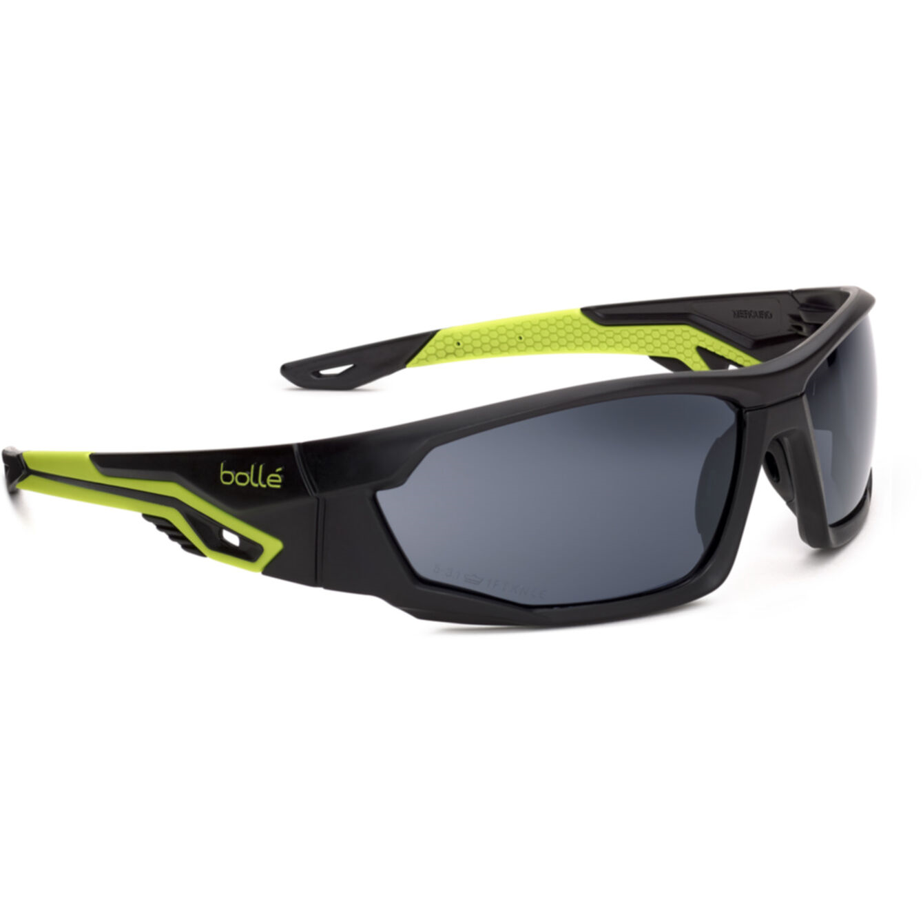 Bolle MERCURO SAFETY SPECTACLES PC SMOKE PLATINUM PC TPR FULL FRAME