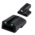 Truglo Tritium Night Sight Set for Novak 1911 .270/.500 - Green Front/Green Rear
