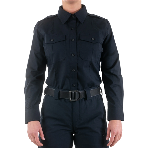 First Tactical W Pro Duty L/S Shirt - Midnight Blue