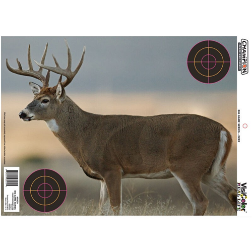 Champion Targets Champion Targets 45829 Visicolor Real Life Big Game Targets (12 Pack)