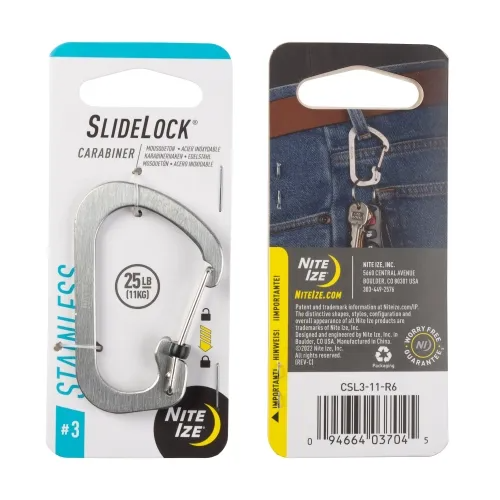 Nite-Ize SlideLock Carabiner Stainless Steel #3