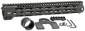 Midwest Industries G4 One Piece Free Float Handguard, M-LOK