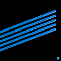 Truglo Replacement Fibers - .100'' x 9'' - Blue