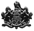 Hero's Pride Pennsylvania Crest Collar - 3/4'' Wide
