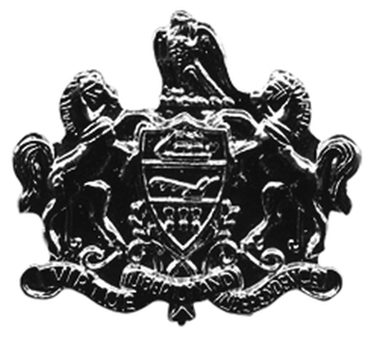 Hero's Pride Pennsylvania Crest Collar - 3/4'' Wide