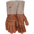 MCR Safety Grain Goat Dbl Palm unlined 5 Bell Cuff