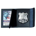 Perfect Fit Recessed Badge & ID Case w/ Velcro Closure - 3.00''x3.75''