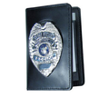 Perfect Fit Duty Leather Book Style Case w/ Double ID & Outside Mount - 3.00''x4.50''