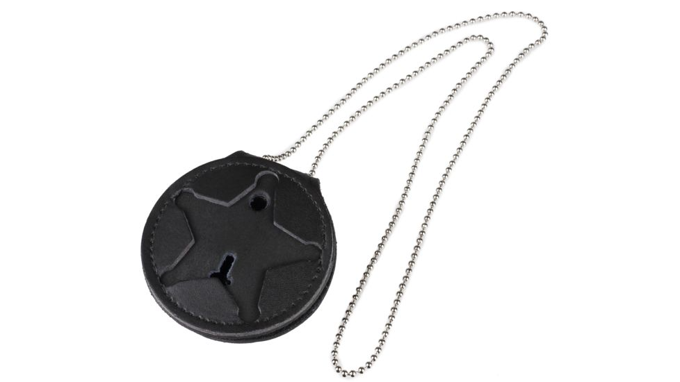 Hero's Pride Deluxe Round Badge Holder - 3 1/8'' - Recessed Cutout