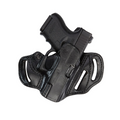 Aker Leather Classic 3 Slot Open Top Pancake Holster