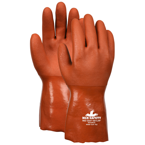 MCR Safety Russet 12 PVC Kevlar Inner