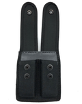 Perfect Fit Nylon Med.Closed Top Double Mag Pouch w/ Black Snaps & MOLLE Attachment