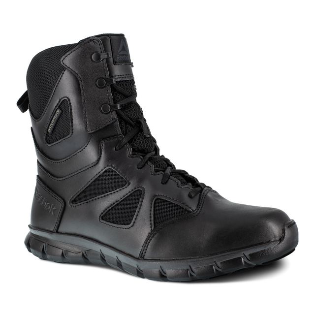 Reebok Sublite Cushion Tactical Women's 8'' Waterproof Boot w/ Soft Toe - Black