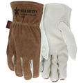 MCR Safety Cow Grain Drvr/Split Back Kevlar Key Thb