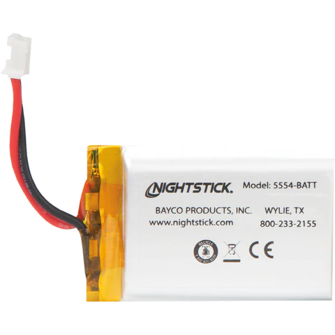 Nightstick 3.7V 100mA Lithium Polymer Rechargeable Battery