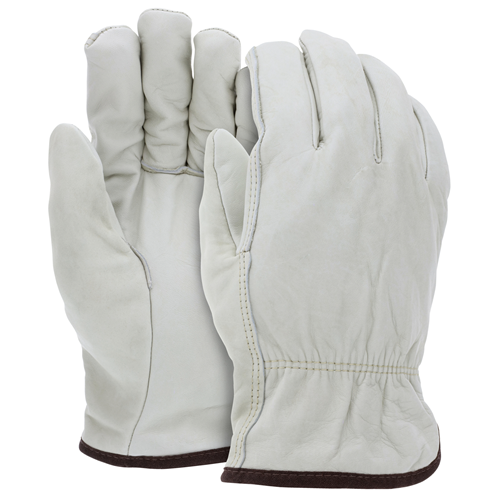 MCR Safety Ind Grd Grain Drvr Red Flece Lnd Str Thb